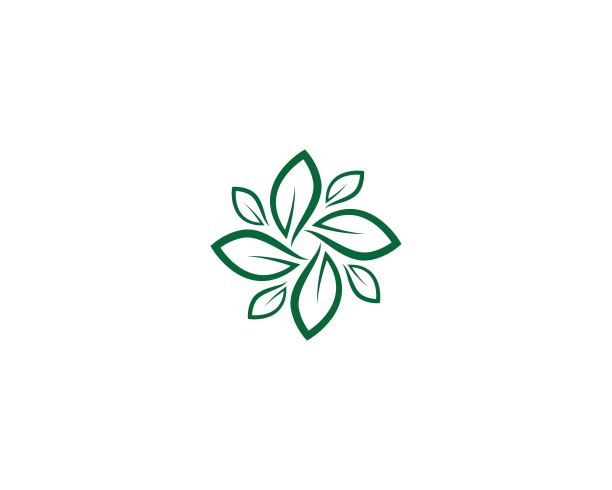叶子符号矢量图标图片下载
