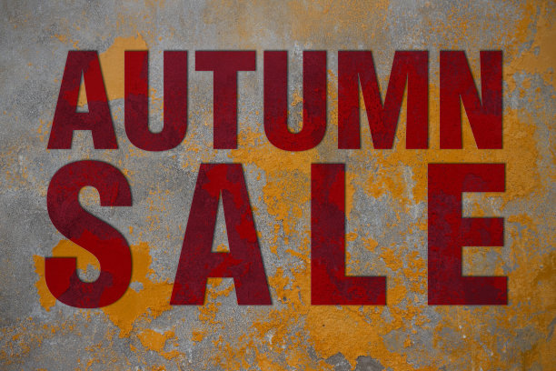 秋季促销标志图片下载