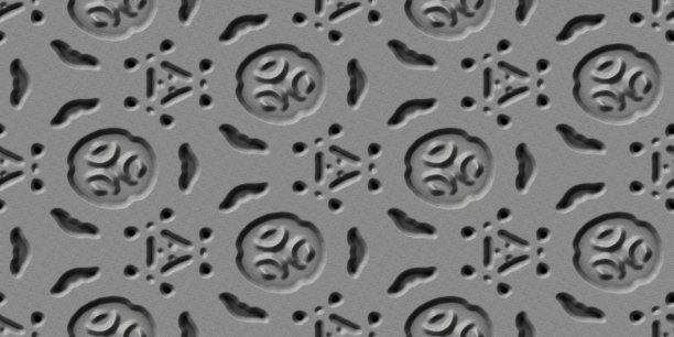 观赏性浮雕3D石背景。无缝模式。绘制插图。图片下载