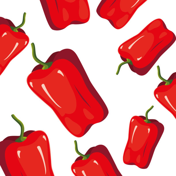 孤立辣椒图标矢量设计图片下载