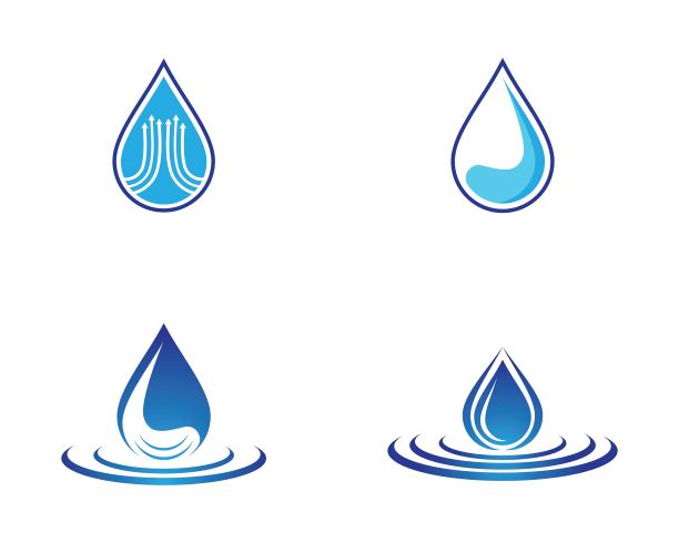 水滴矢量图标图片下载