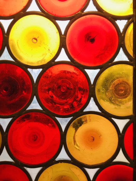 彩色霓虹玻璃背景图片下载