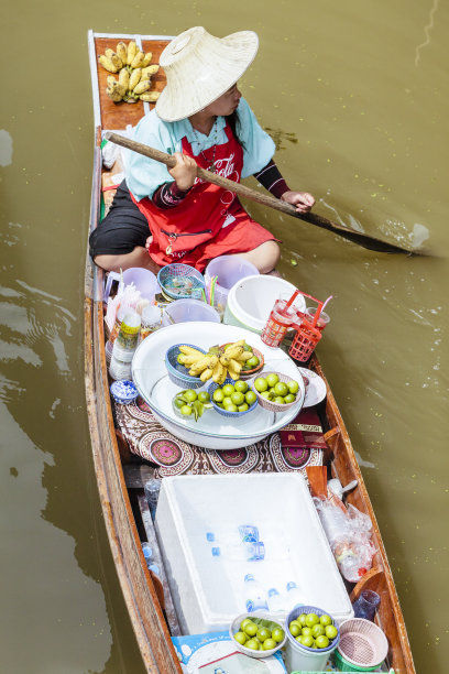 曼谷水上市场游图片下载