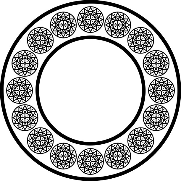 装饰圈框架设计-图案圈框架设计图片下载
