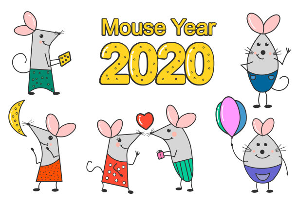 新年插画素材ID：345317448