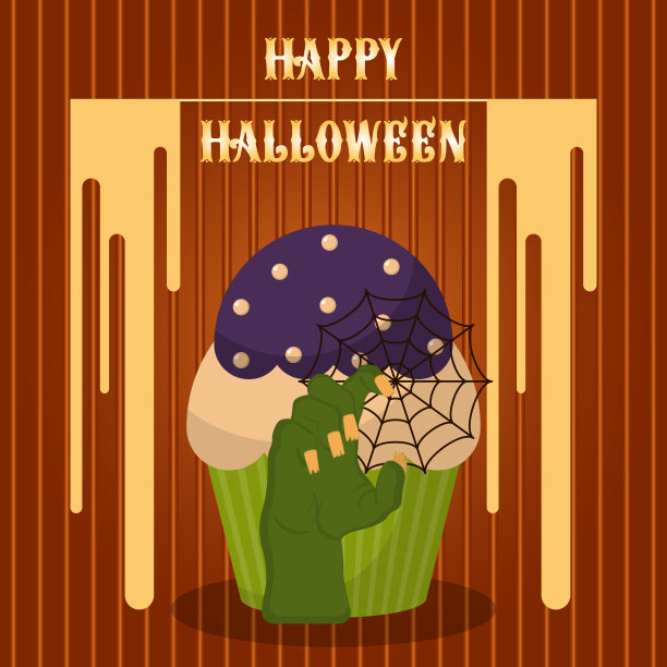 令人毛骨悚然的万圣节蛋糕图片下载