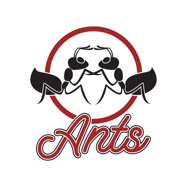 蚂蚁图标孤立在白色背景，矢量插图图片下载