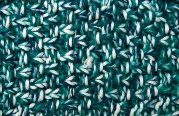 绿色针织背景的近景图片下载