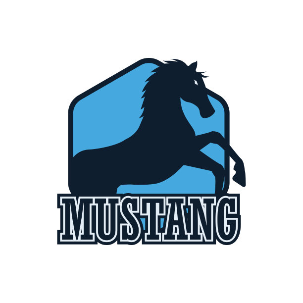 马为您的业务或运动，矢量插图图片下载