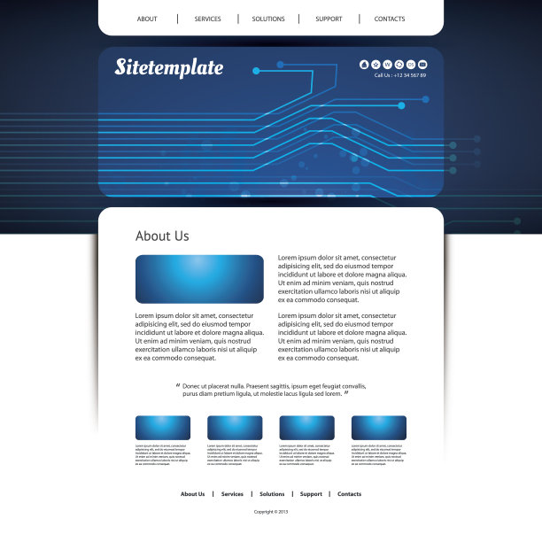 一页网站模板图片下载