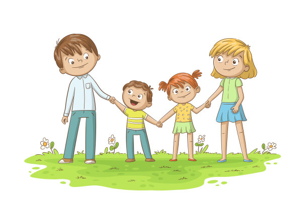 年轻的幸福的家庭图片下载