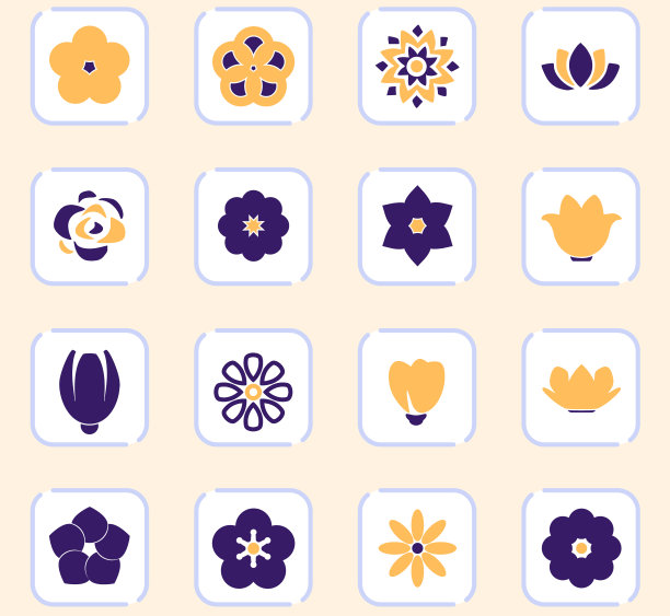 花朵图标设置图片下载