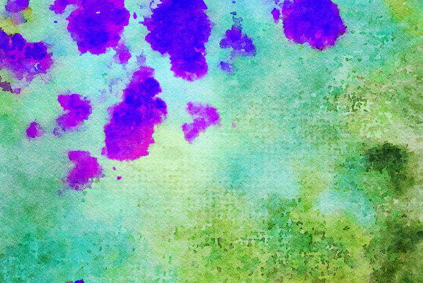 水彩插图花卉抽象背景图片下载