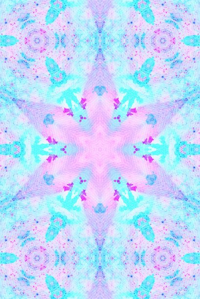 水彩曼荼罗插图图片下载