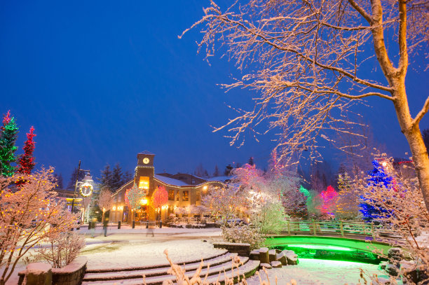 惠斯勒村的冬天图片下载