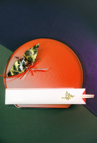 新年用托盘和筷子图片下载