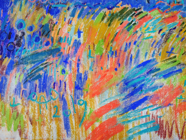 心理健康概念背景时尚手绘风格。图片下载