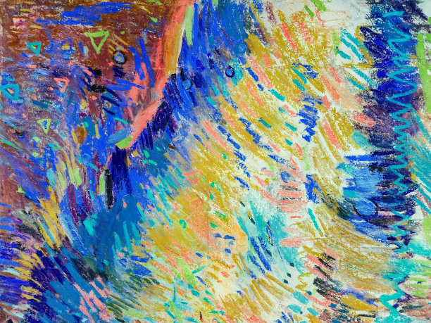 心理健康概念背景时尚手绘风格。图片下载