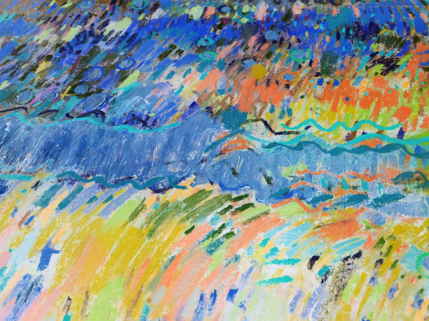 心理健康概念背景时尚手绘风格。图片下载