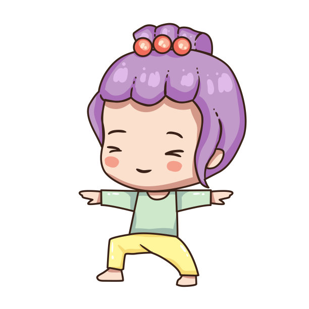 年轻女孩在做瑜伽姿势。图片下载