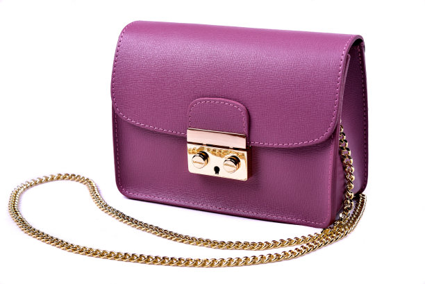 粉色时尚女式手提包图片下载