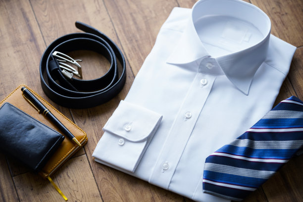 一个商人的时装项目的镜头图片下载