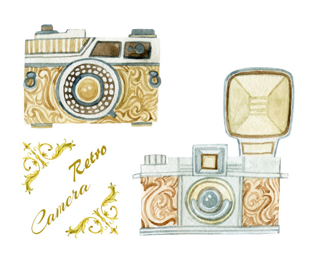 复古风格的相机图片下载