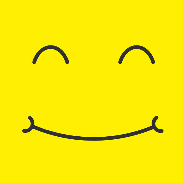 微笑图标孤立在白色背景。矢量插图。图片下载