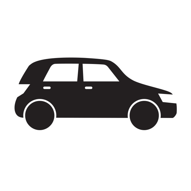 黑色汽车图标图片下载