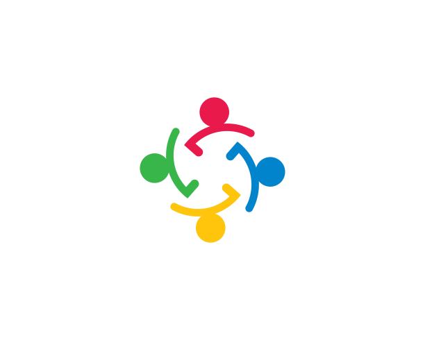 团队合作矢量图标图片下载