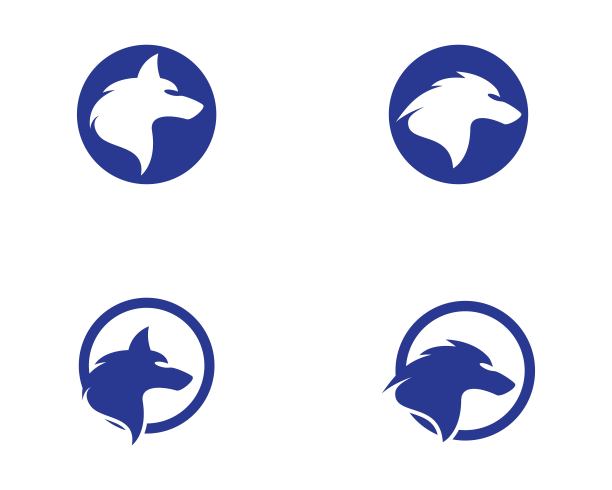 狼矢量图标图片下载