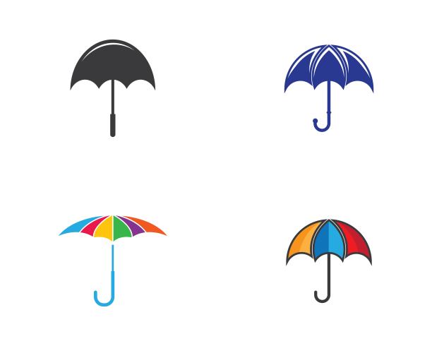 伞形符号矢量图标图片下载