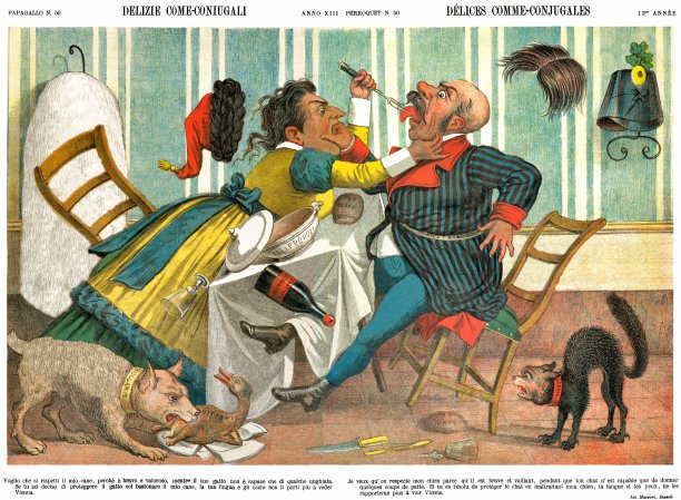 这是1885年的讽刺漫画周刊。图片下载