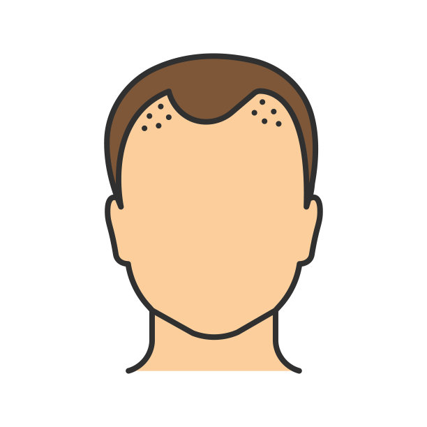 脱发颜色图标图片下载