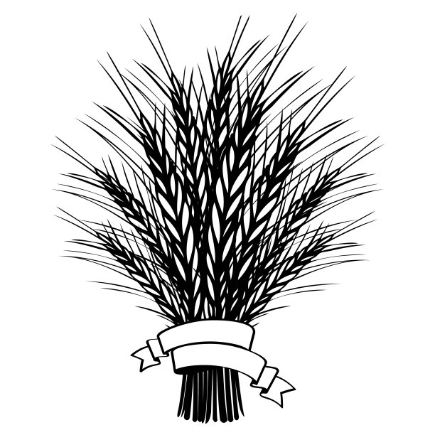 小麦、大麦、黑麦捆图片下载