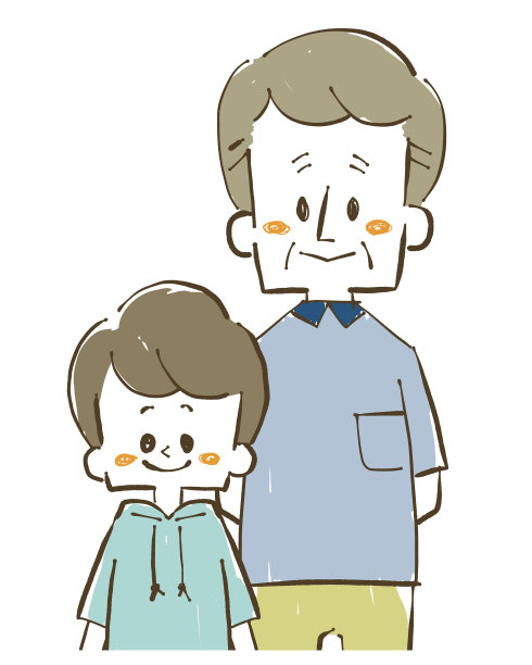 祖父和孙子图片下载