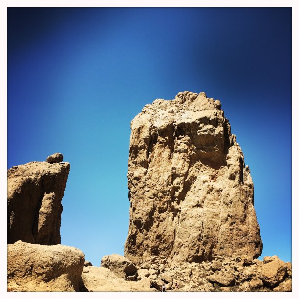 Roque Nublo在格兰卡纳利亚岛图片下载