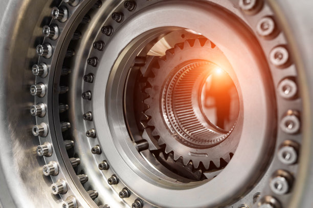 飞机引擎部分部分特写图片下载