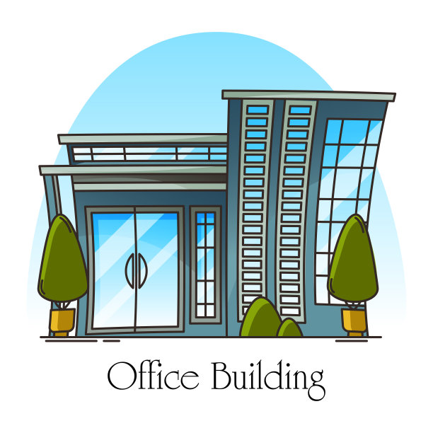 现代办公大楼或工作用的摩天大楼图片下载