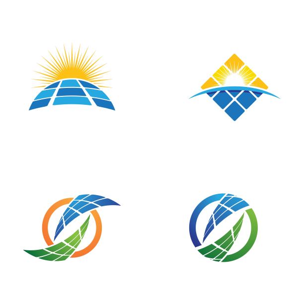 太阳能矢量图标插画图片下载