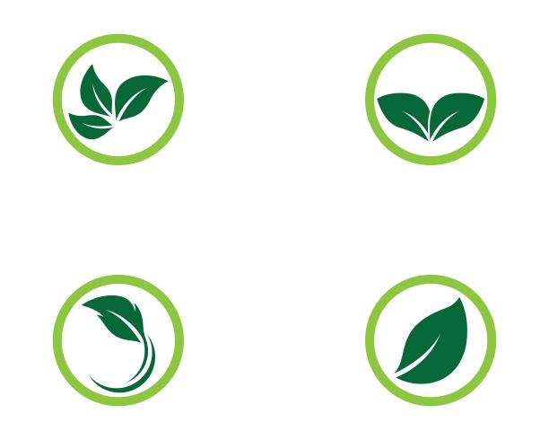 叶子符号矢量图标图片下载