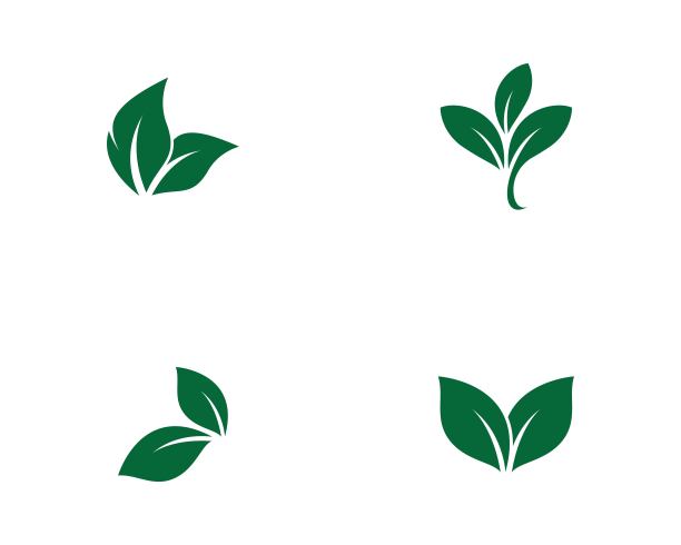 叶子符号矢量图标图片下载