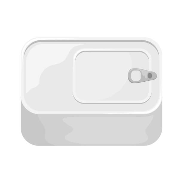 没有标签的锡罐。3 d矢量插图。图片下载