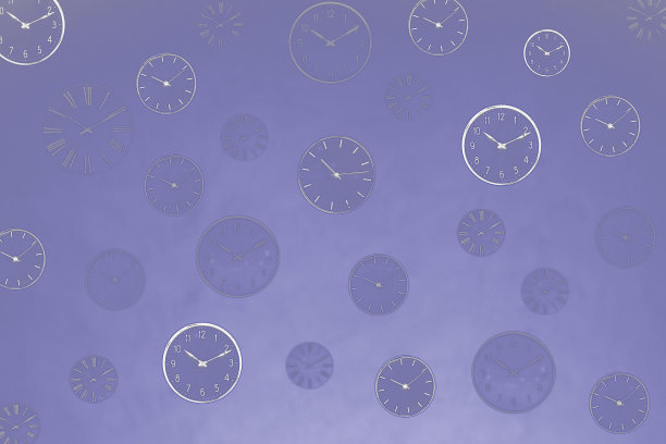 紫色紫外光看时钟背景/墙纸图片下载