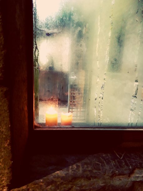 秋天的蜡烛图片下载