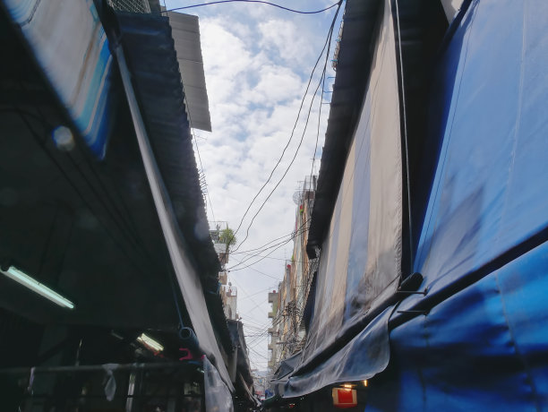 曼谷狭窄的步行街图片下载