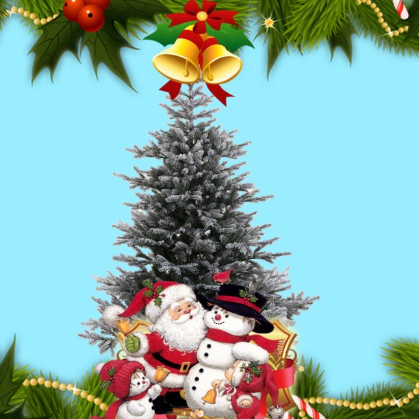 节日树插图图片下载