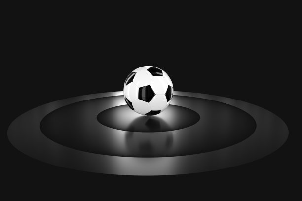 足球和室内竞技场场景，3d渲染。图片下载