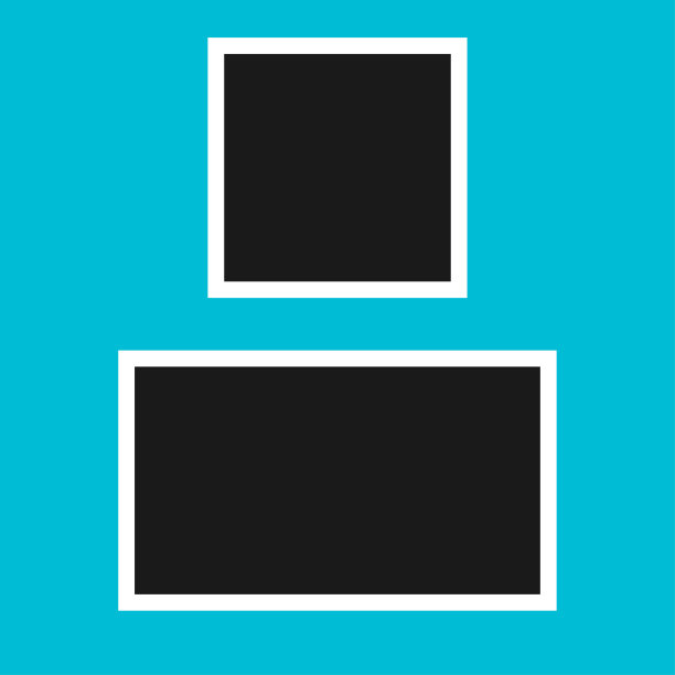 一套平面相框。白色的框架。图片。广场。相框。向量图片下载