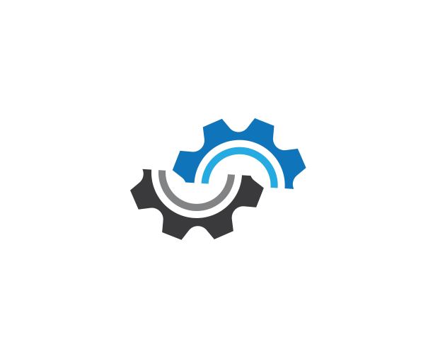 齿轮符号矢量图标图片下载